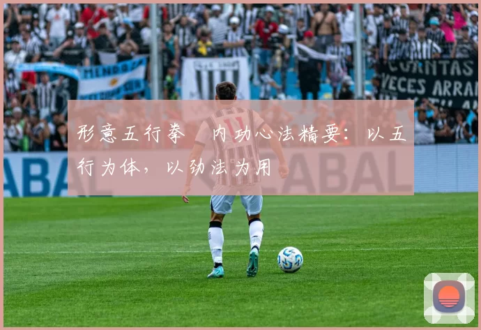 形意五行拳・内功心法精要：以五行为体，以劲法为用