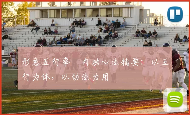 形意五行拳・内功心法精要：以五行为体，以劲法为用