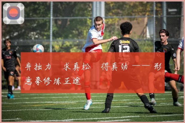 弃拙力・求真松・得真劲 —— 形意拳修炼正途