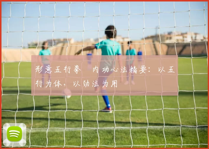 形意五行拳・内功心法精要：以五行为体，以劲法为用