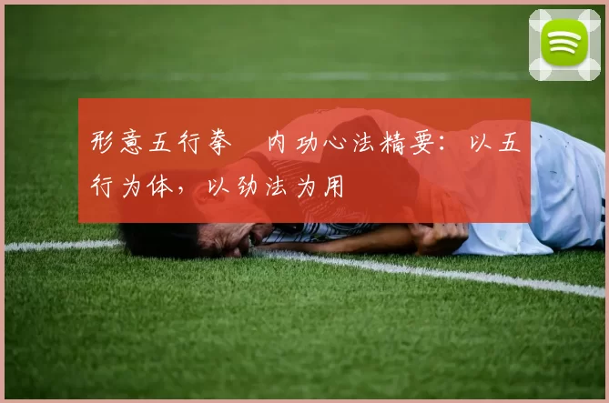 形意五行拳・内功心法精要:以五行为体,以劲法为用