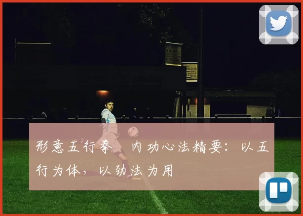 形意五行拳・内功心法精要：以五行为体，以劲法为用