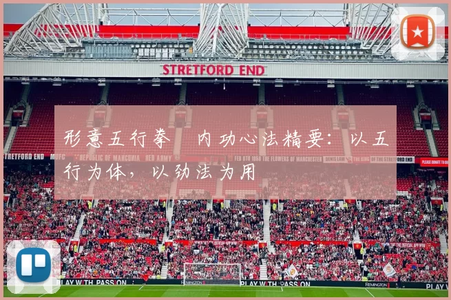 形意五行拳・内功心法精要:以五行为体,以劲法为用