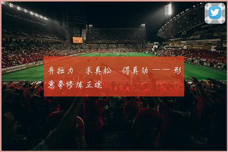 弃拙力・求真松・得真劲 —— 形意拳修炼正途