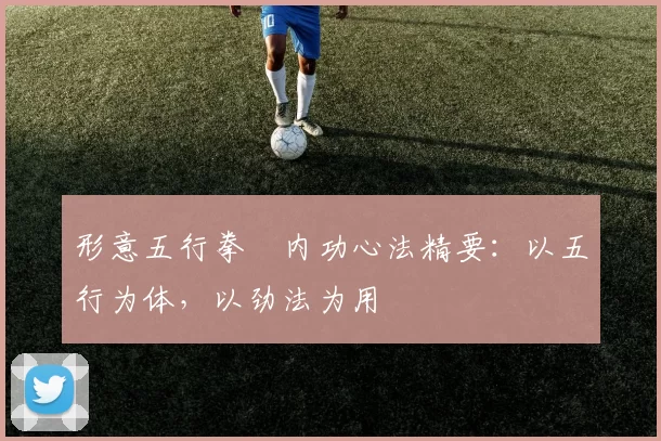 形意五行拳・内功心法精要：以五行为体，以劲法为用