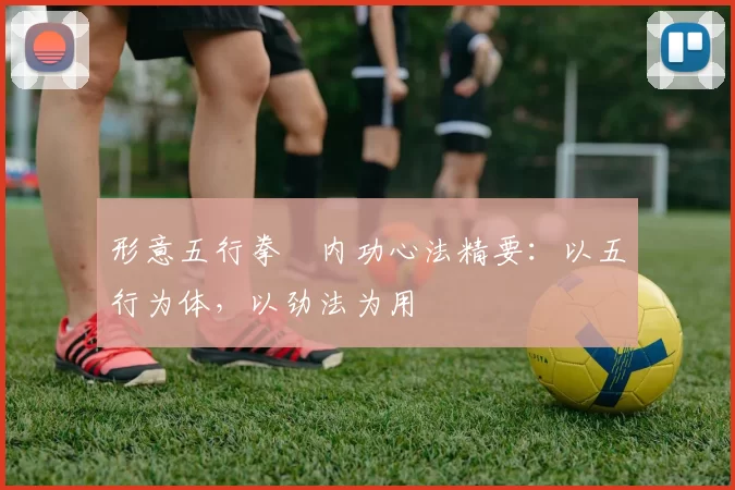 形意五行拳・内功心法精要:以五行为体,以劲法为用