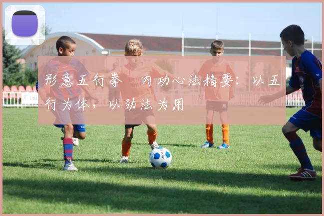 形意五行拳・内功心法精要：以五行为体，以劲法为用