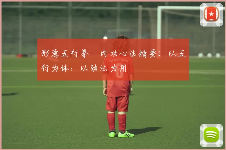 形意五行拳・内功心法精要:以五行为体,以劲法为用