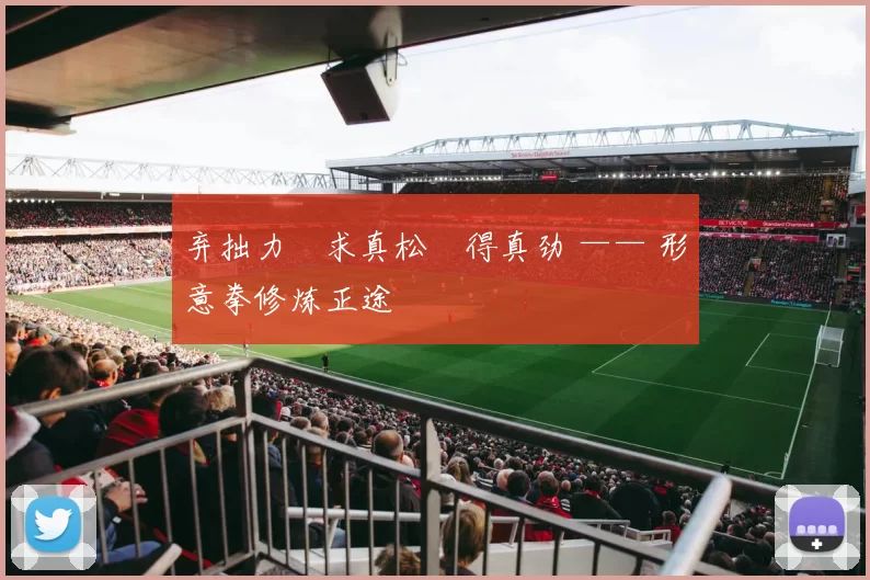 弃拙力・求真松・得真劲 —— 形意拳修炼正途