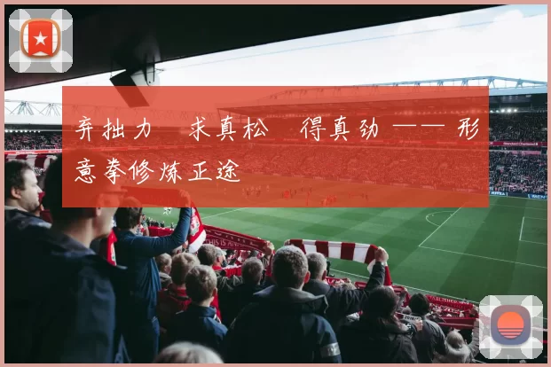 弃拙力・求真松・得真劲 —— 形意拳修炼正途