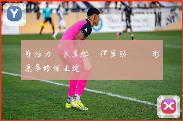 弃拙力・求真松・得真劲 —— 形意拳修炼正途