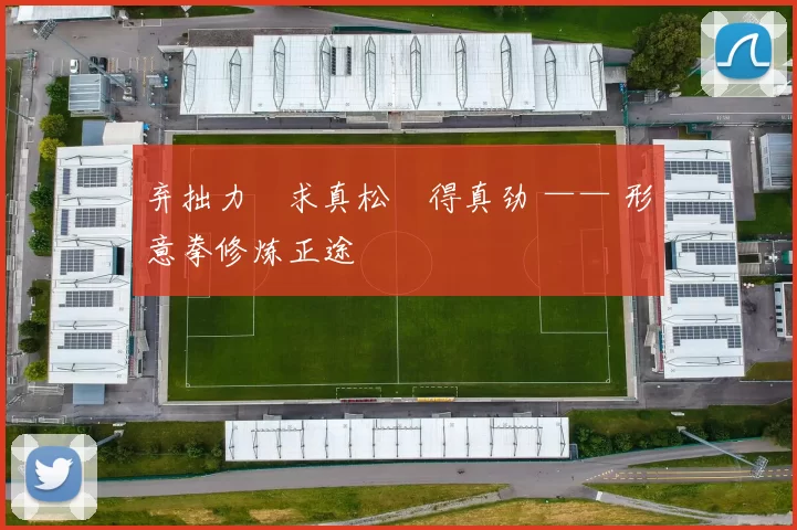 弃拙力・求真松・得真劲 —— 形意拳修炼正途