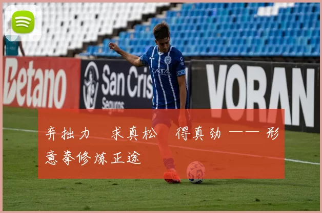 弃拙力・求真松・得真劲 —— 形意拳修炼正途