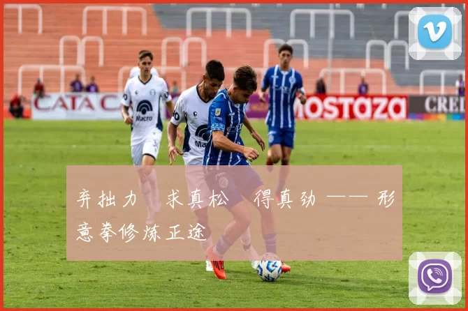 弃拙力・求真松・得真劲 —— 形意拳修炼正途