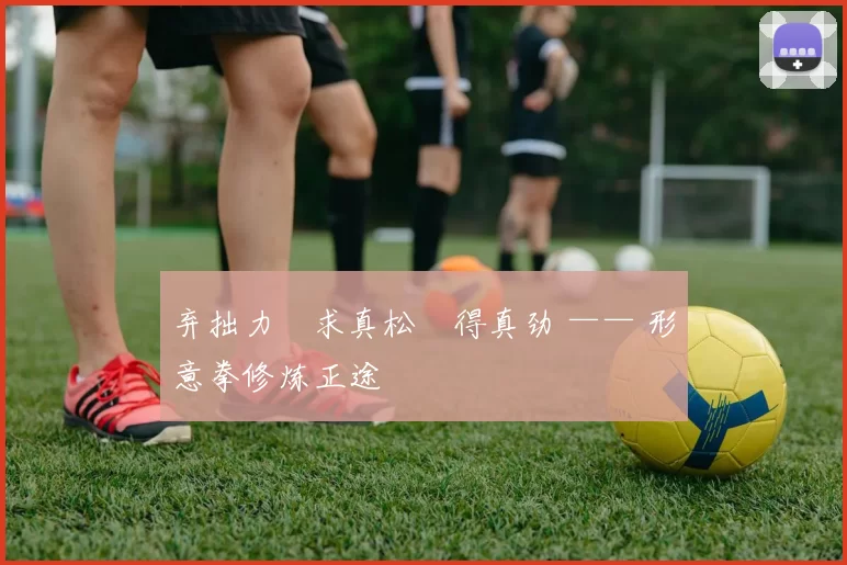 弃拙力・求真松・得真劲 —— 形意拳修炼正途