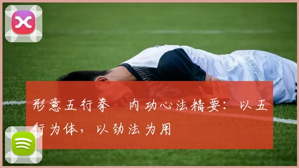 形意五行拳・内功心法精要：以五行为体，以劲法为用