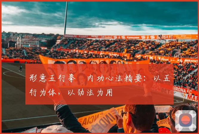 形意五行拳・内功心法精要:以五行为体,以劲法为用