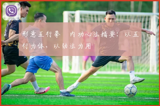 形意五行拳・内功心法精要：以五行为体，以劲法为用