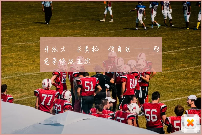 弃拙力・求真松・得真劲 —— 形意拳修炼正途