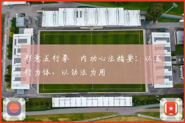 形意五行拳・内功心法精要：以五行为体，以劲法为用