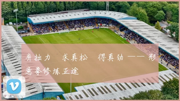 弃拙力・求真松・得真劲 —— 形意拳修炼正途