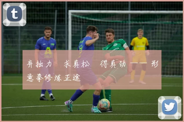 弃拙力・求真松・得真劲 —— 形意拳修炼正途