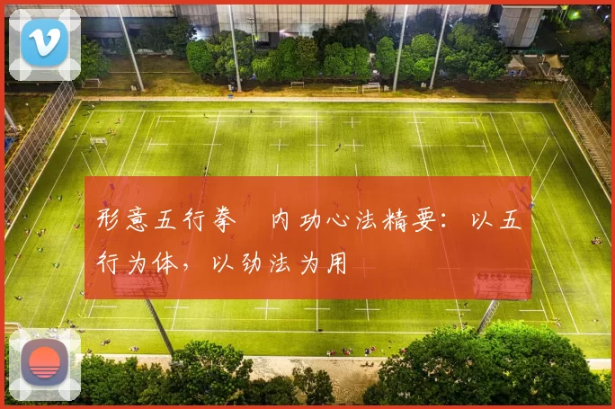 形意五行拳・内功心法精要:以五行为体,以劲法为用