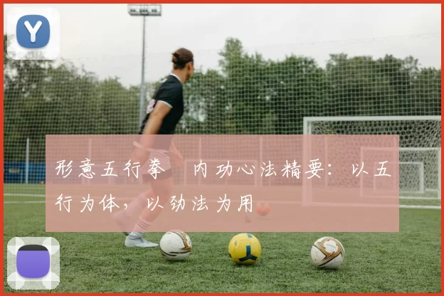 形意五行拳・内功心法精要:以五行为体,以劲法为用