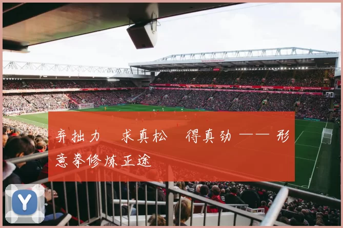 弃拙力・求真松・得真劲 —— 形意拳修炼正途