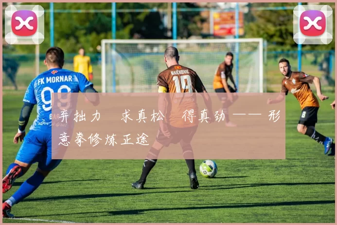 弃拙力・求真松・得真劲 —— 形意拳修炼正途