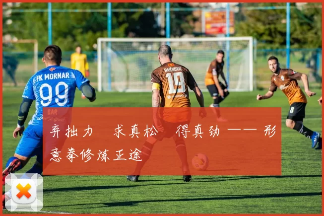 弃拙力・求真松・得真劲 —— 形意拳修炼正途