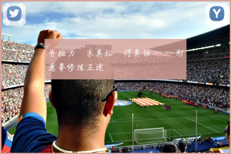 弃拙力・求真松・得真劲 —— 形意拳修炼正途