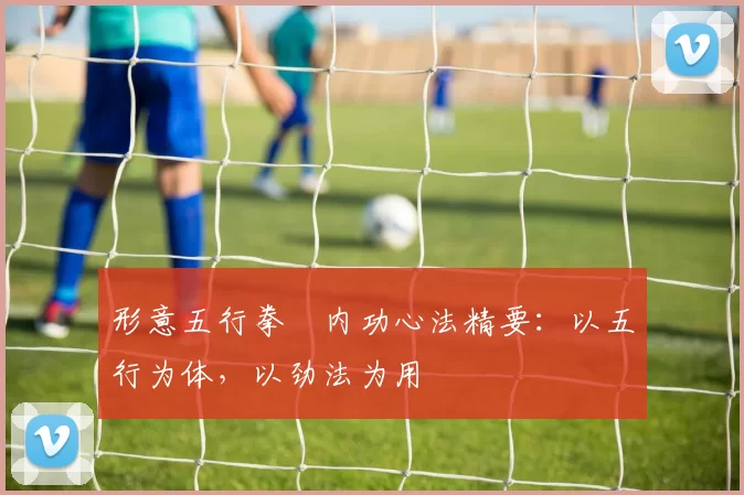 形意五行拳・内功心法精要:以五行为体,以劲法为用