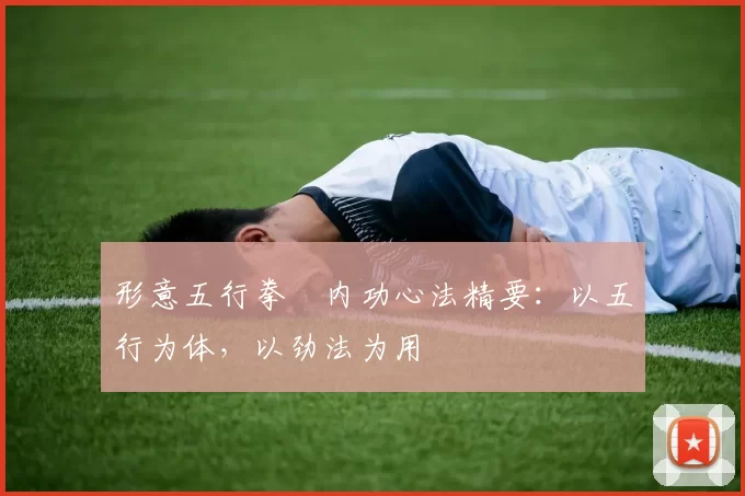 形意五行拳・内功心法精要：以五行为体，以劲法为用