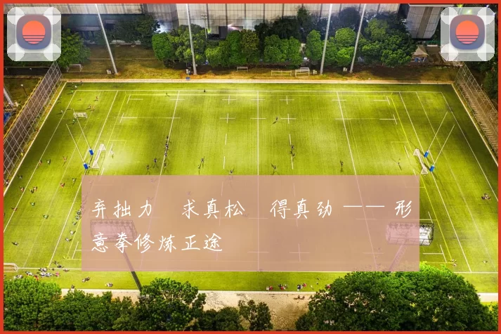 弃拙力・求真松・得真劲 —— 形意拳修炼正途