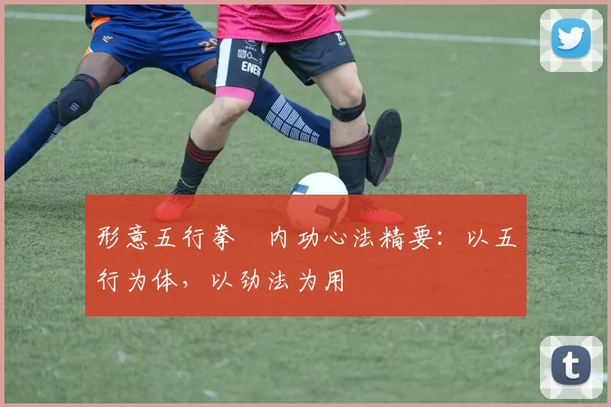 形意五行拳・内功心法精要：以五行为体，以劲法为用