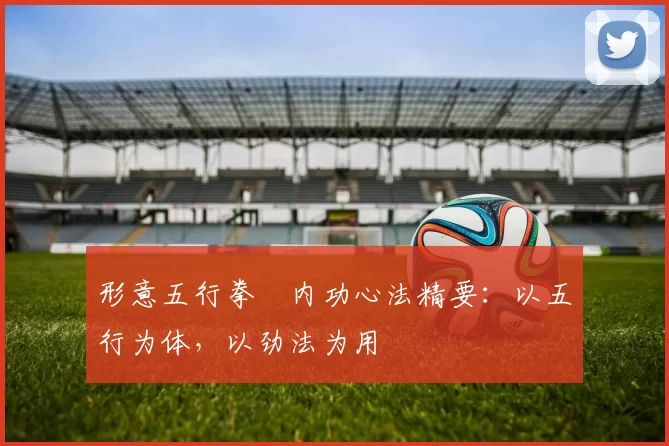 形意五行拳・内功心法精要:以五行为体,以劲法为用