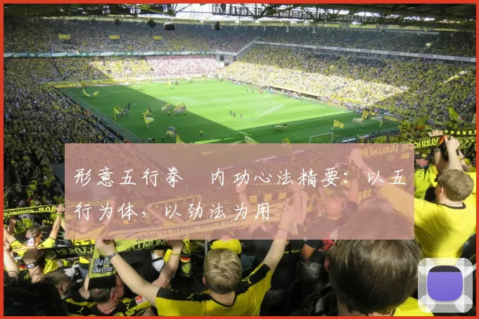 形意五行拳・内功心法精要：以五行为体，以劲法为用