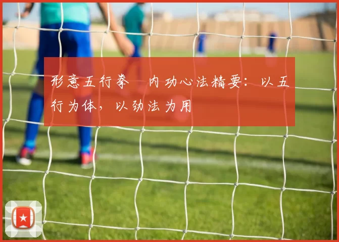 形意五行拳・内功心法精要：以五行为体，以劲法为用