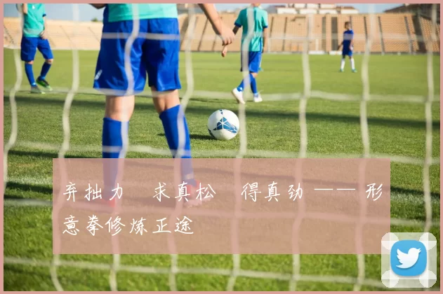 弃拙力・求真松・得真劲 —— 形意拳修炼正途