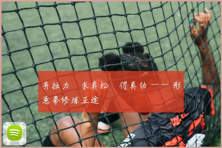 弃拙力・求真松・得真劲 —— 形意拳修炼正途