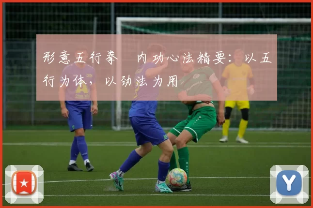 形意五行拳・内功心法精要:以五行为体,以劲法为用