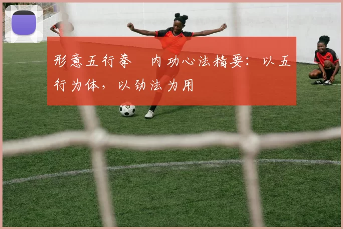 形意五行拳・内功心法精要：以五行为体，以劲法为用