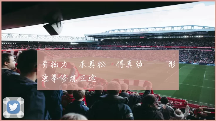 弃拙力・求真松・得真劲 —— 形意拳修炼正途
