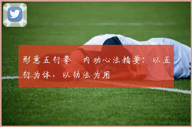 形意五行拳・内功心法精要:以五行为体,以劲法为用