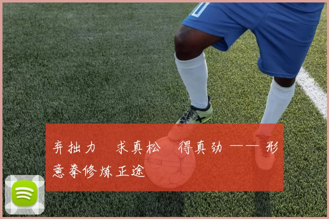 弃拙力・求真松・得真劲 —— 形意拳修炼正途