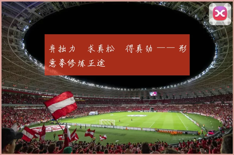 弃拙力・求真松・得真劲 —— 形意拳修炼正途