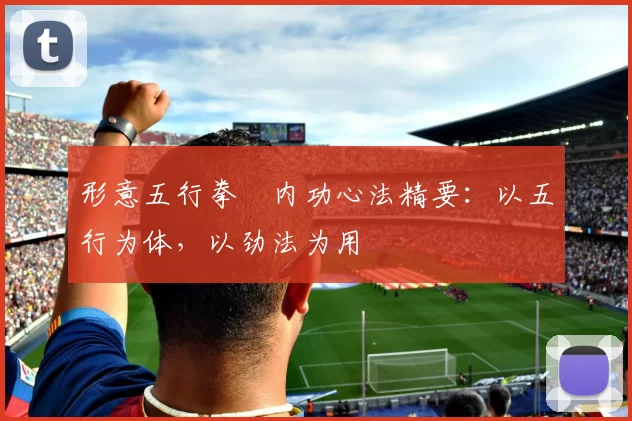 形意五行拳・内功心法精要：以五行为体，以劲法为用