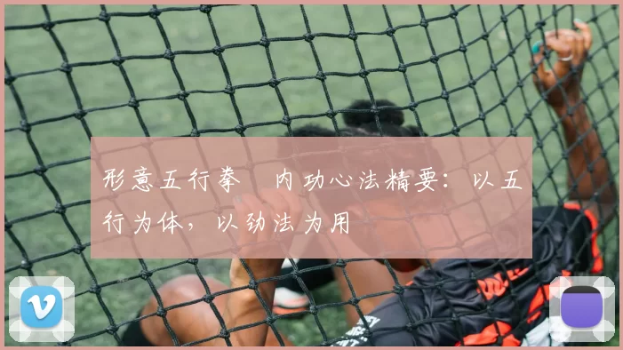 形意五行拳・内功心法精要：以五行为体，以劲法为用