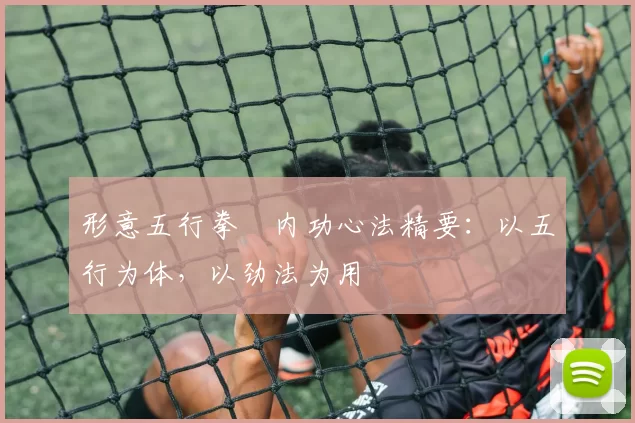 形意五行拳・内功心法精要：以五行为体，以劲法为用